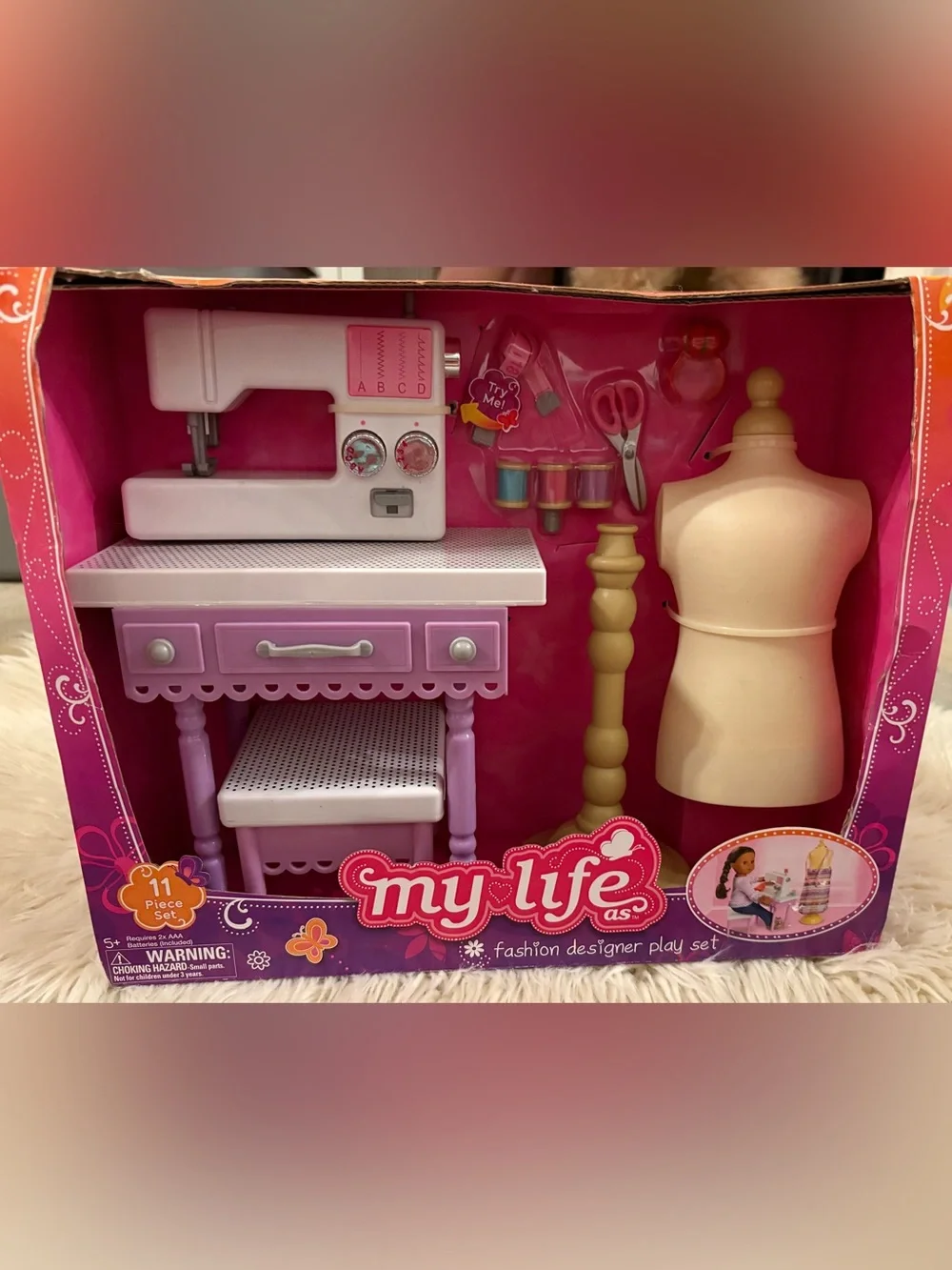 My Life 11 pc Fashion Designer Play Set 18” American Girl Dolls Sewing Machine